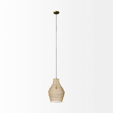 Halycon Gold Mesh and Iron Pendant Light - Ornate Home
