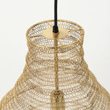 Halycon Gold Mesh and Iron Pendant Light - Ornate Home