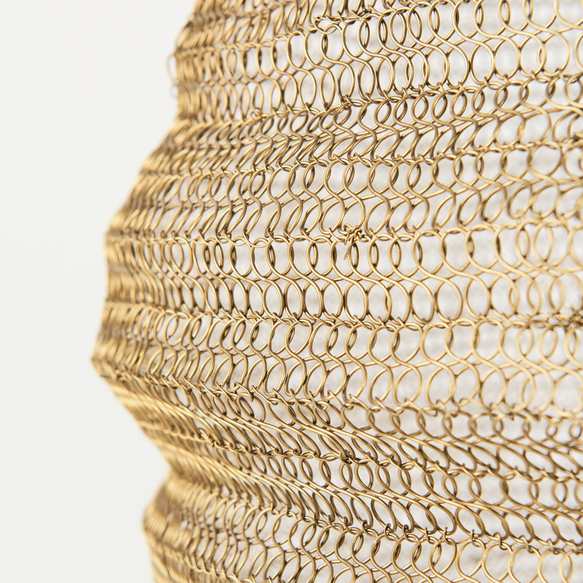 Halycon Gold Mesh and Iron Pendant Light - Ornate Home