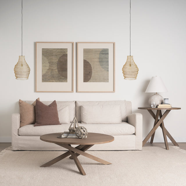 Halycon Gold Mesh and Iron Pendant Light - Ornate Home