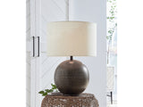 Hambell Black/Gold Finish Table Lamp (Online Special Price) - Ornate Home