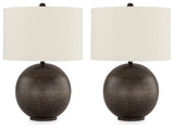 Hambell Black/Gold Table Lamp (Set of 2) (Online Special Price) - Ornate Home
