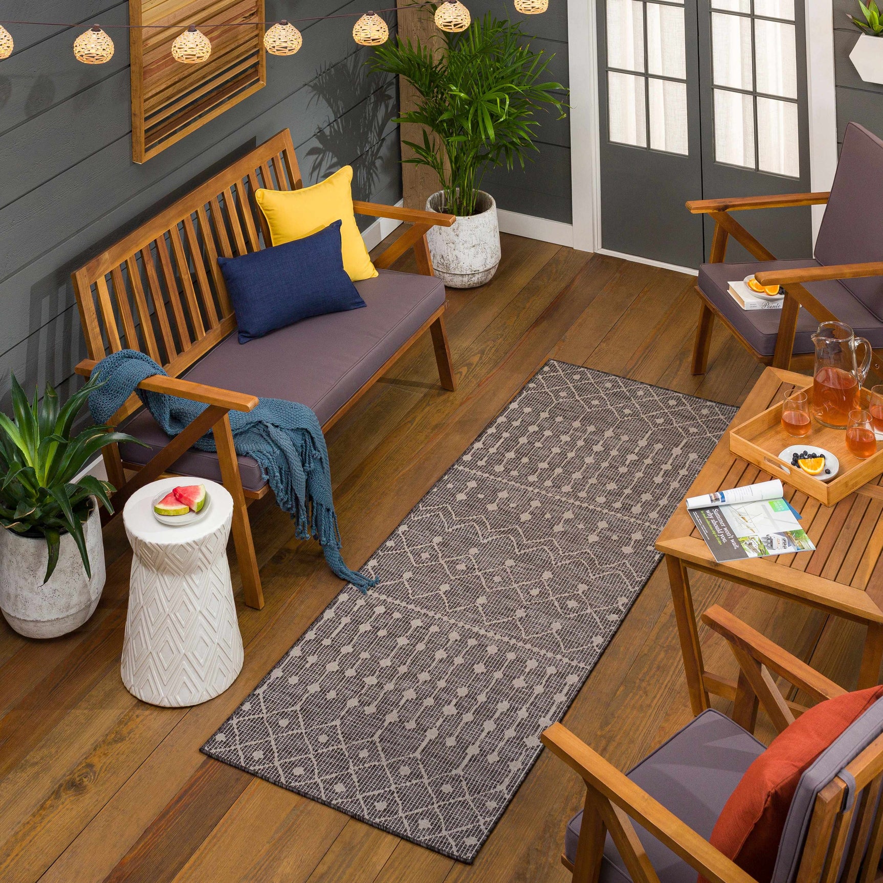 Hamel Flatweave Outdoor Area Carpet - Clearance - Ornate Home