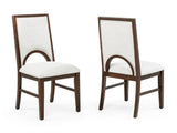 Hamil Beige/Brown Side Chair (Set of 2) - Ornate Home