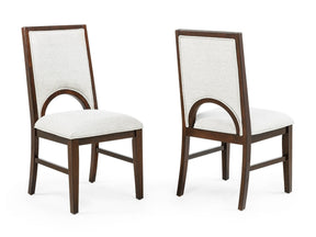 Hamil Beige/Brown Side Chair (Set of 2) - Ornate Home
