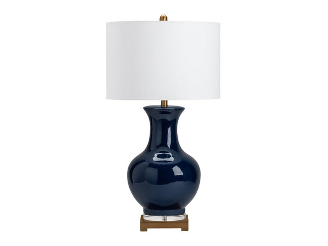 Hamilton Blue Urn Table Lamp - Ornate Home