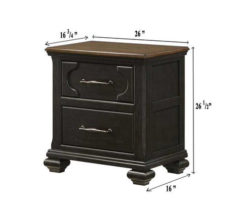 Hamilton Charcoal Upholstered Storage Platform Bedroom Set - Ornate Home