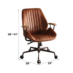 Hamilton Cocoa Executive Office Chair - Ornate Home