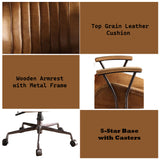 Hamilton Coffee Executive Office Chair - Ornate Home