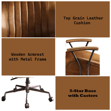 Hamilton Coffee Executive Office Chair - Ornate Home