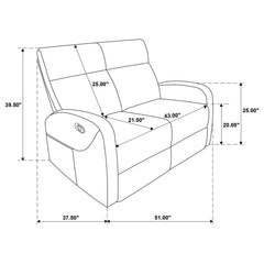 Hamilton Sand 2-Piece Chenille Manual Reclining Sofa Set - Ornate Home