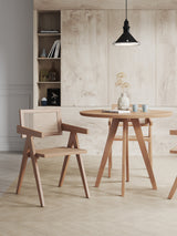Hamlet Dining Arm Chair in Nature Cane (set of 2) - Ornate Home