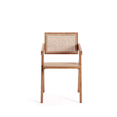 Hamlet Dining Arm Chair in Nature Cane (set of 2) - Ornate Home