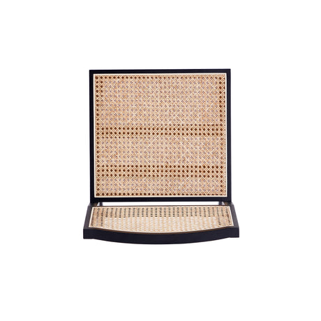 Hamlet Dining Chair in Black and Natural Cane (set of 2) - Ornate Home