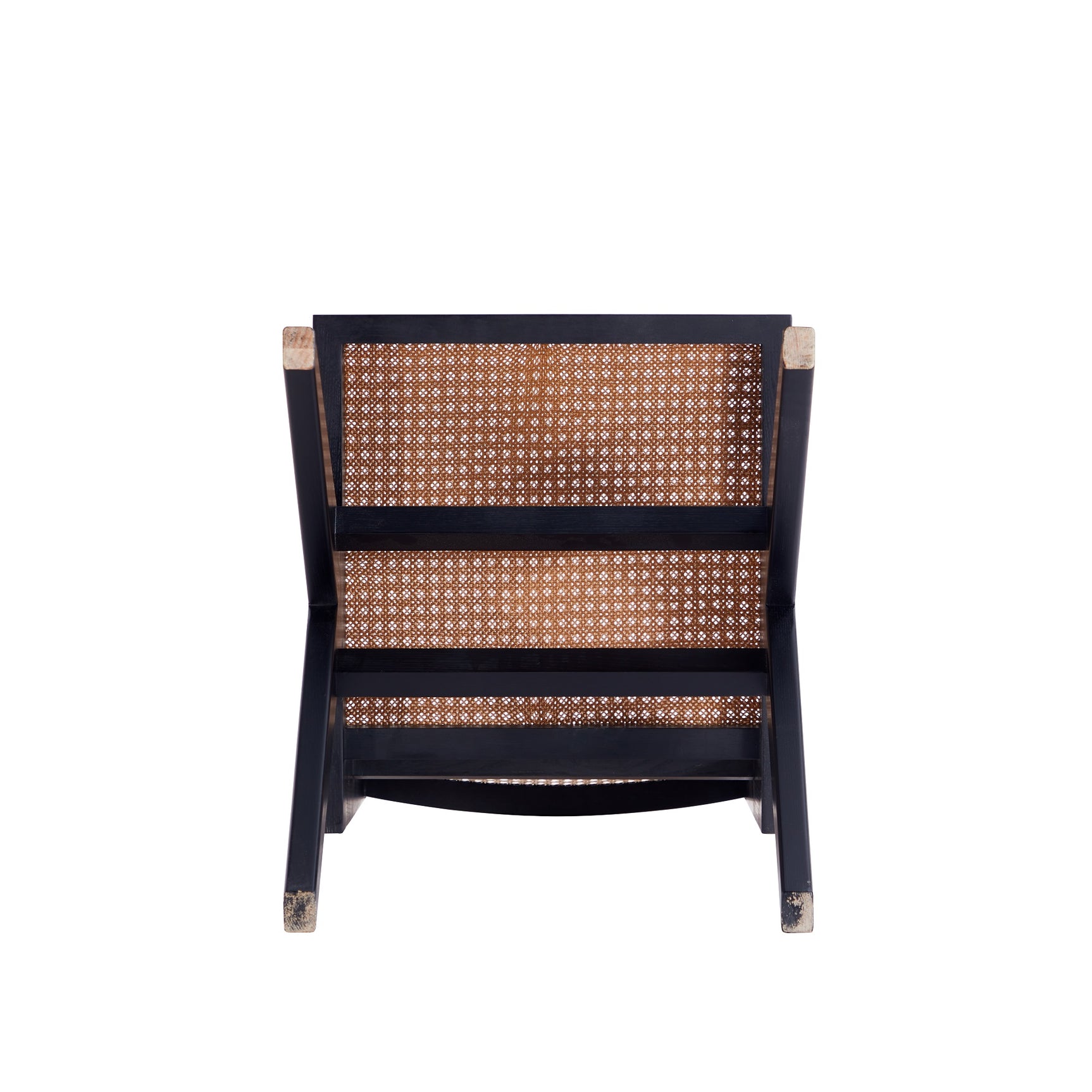Hamlet Dining Chair in Black and Natural Cane (set of 4) - Ornate Home