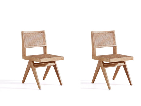 Hamlet Dining Chair in Nature Cane (set of 2) - Ornate Home