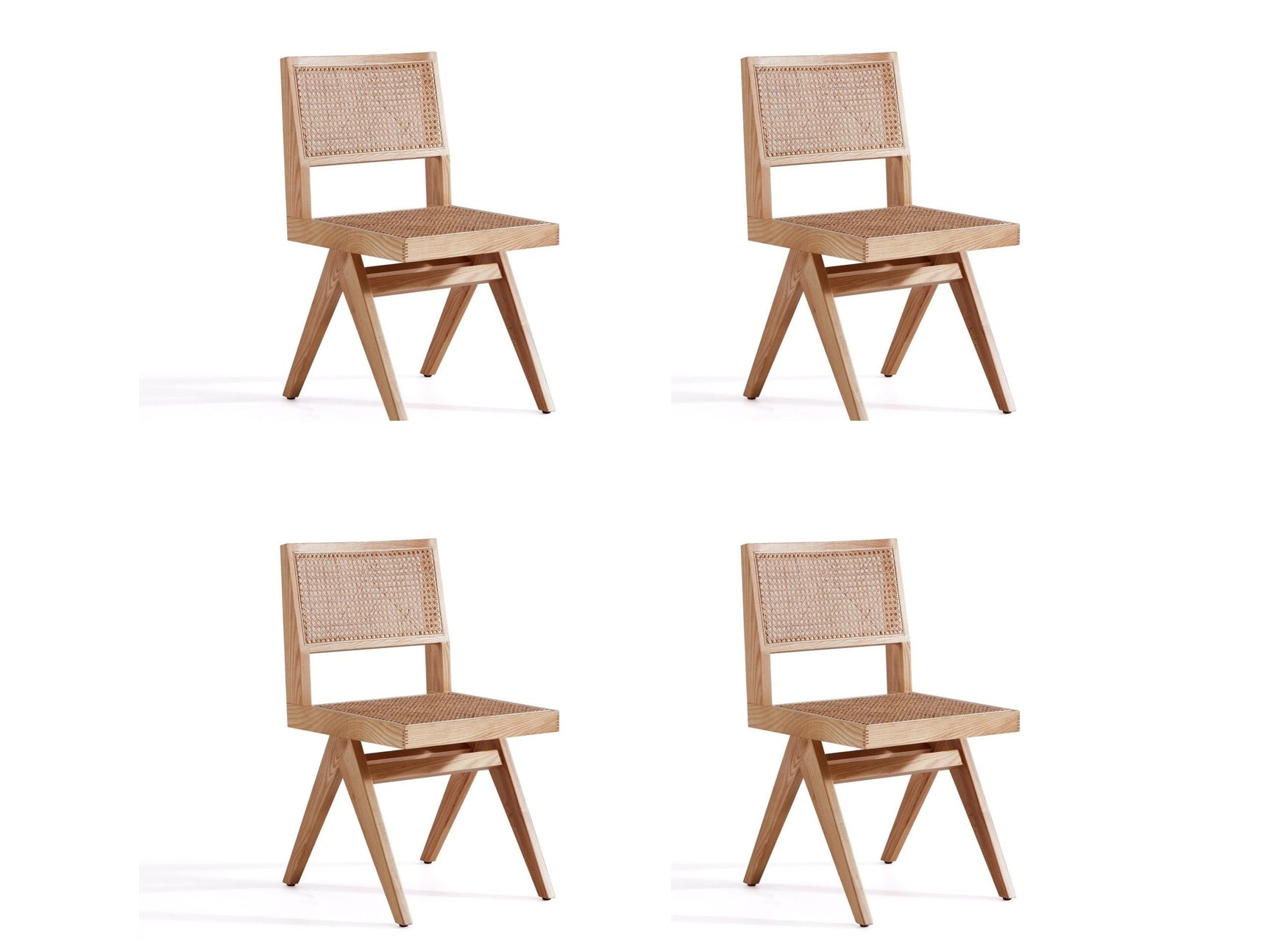 Hamlet Dining Chair in Nature Cane (set of 4) - Ornate Home