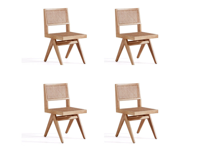 Hamlet Dining Chair in Nature Cane (set of 4) - Ornate Home