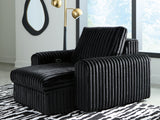 HamlinBay Onyx Power Gliding Chaise (Online Special Price) - Ornate Home