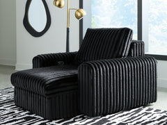 HamlinBay Onyx Power Gliding Chaise - Ornate Home