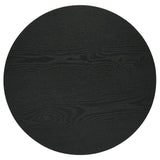 Hamlyn Black 2-piece Round Fluted Coffee and End Table Set - Ornate Home