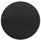Hamlyn Black 2-piece Round Fluted Coffee and End Table Set - Ornate Home