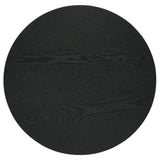 Hamlyn Black 3-piece Round Fluted Coffee and End Table Set - Ornate Home