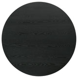 Hamlyn Black 43-inch Round Wood Counter Height Dining Table - Ornate Home