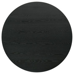 Hamlyn Black 43-inch Round Wood Counter Height Dining Table - Ornate Home