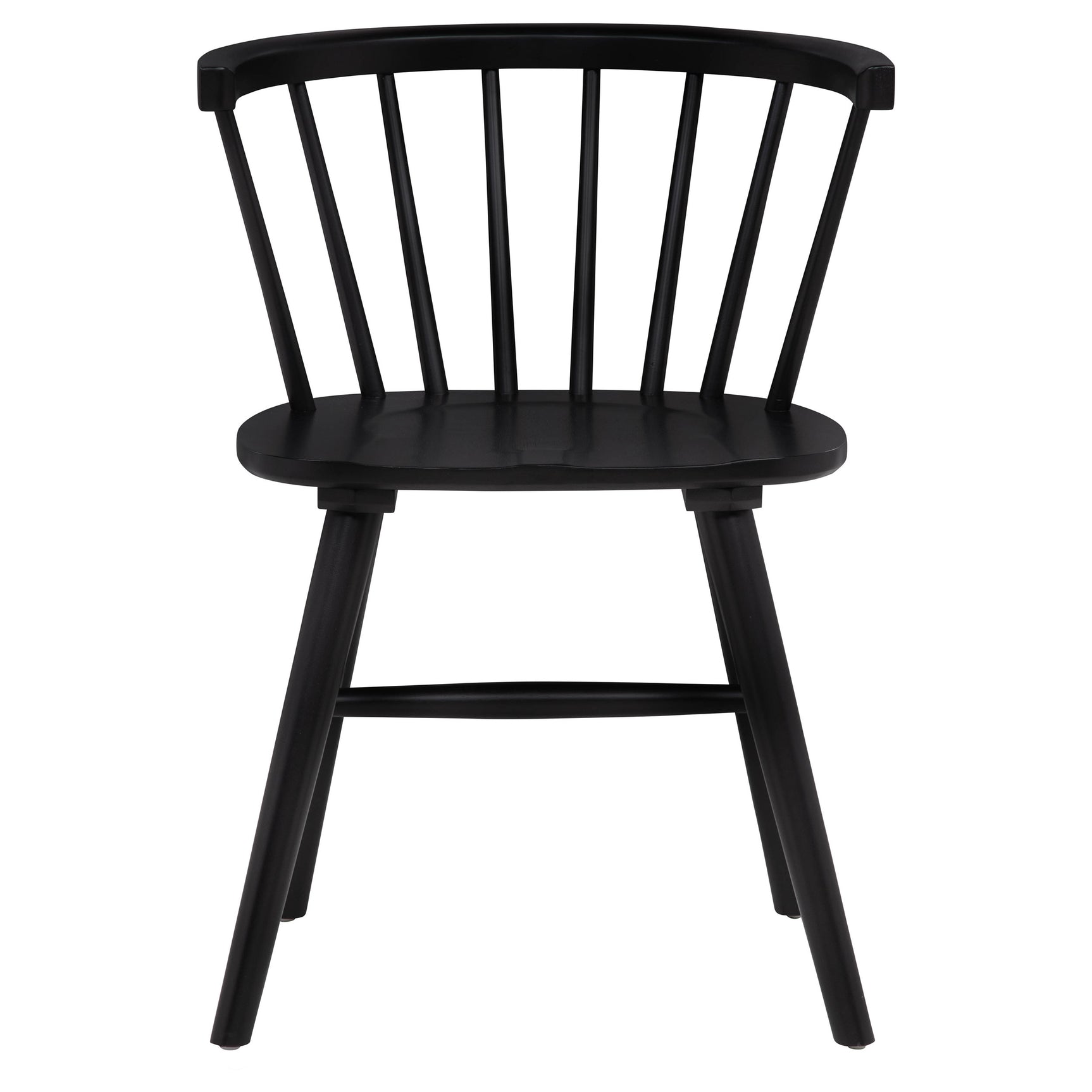 Hamlyn Black 5-piece Round Wood Dining Set - Ornate Home