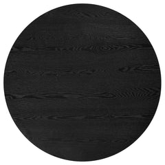 Hamlyn Black 5-piece Round Wood Dining Set - Ornate Home
