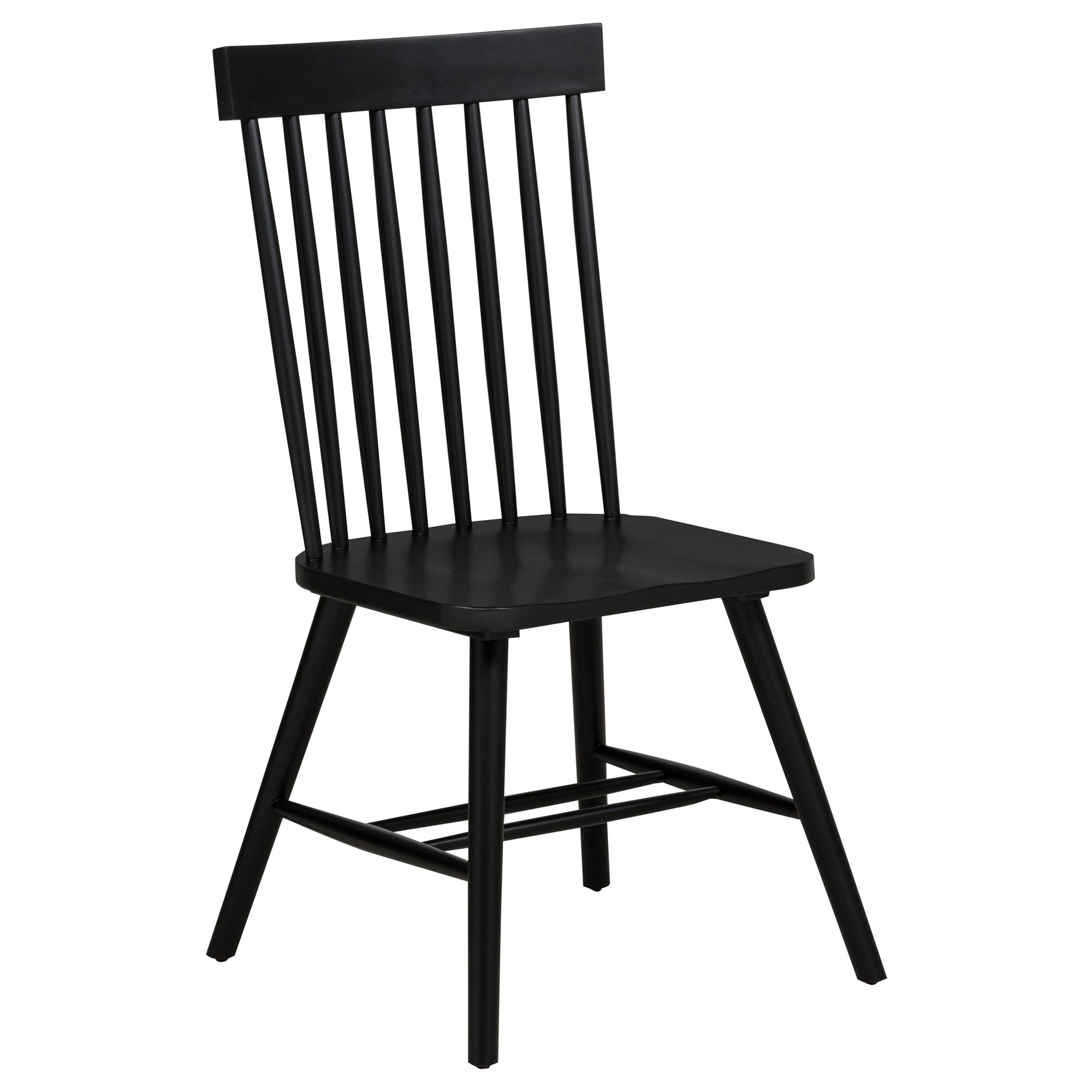 Hamlyn Black 5-piece Round Wood Dining Set - Ornate Home