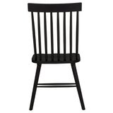 Hamlyn Black 5-piece Round Wood Dining Set - Ornate Home