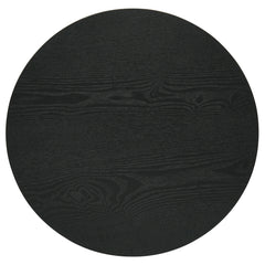 Hamlyn Black Round Fluted Occasional Side End Table - Ornate Home