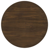 Hamlyn Grey/Walnut 5-piece Round Wood Counter Height Dining Set - Ornate Home