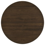 Hamlyn Grey/Walnut 5-piece Round Wood Dining Set - Ornate Home