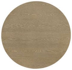 Hamlyn Natural Oak Round Fluted Occasional Cocktail Coffee Table - Ornate Home