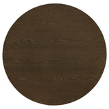Hamlyn Walnut 2-piece Round Fluted Coffee and End Table Set - Ornate Home