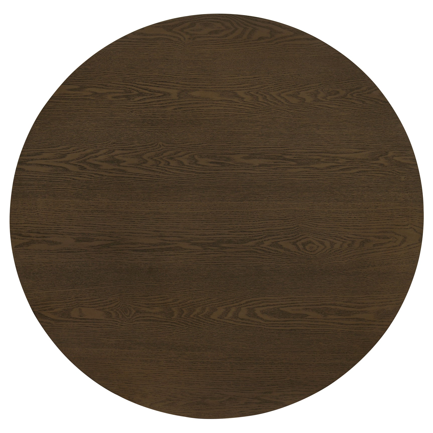 Hamlyn Walnut 2-piece Round Fluted Coffee and End Table Set - Ornate Home