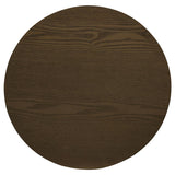 Hamlyn Walnut Round Fluted Occasional Side End Table - Ornate Home