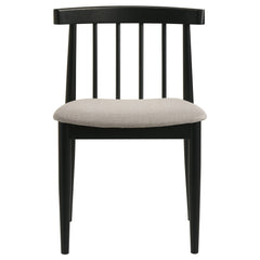 Hamlyn Wheat/Black 5-piece Round Wood Dining Set - Ornate Home