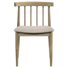 Hamlyn Wheat/Natural Oak 5-piece Round Wood Dining Set - Ornate Home