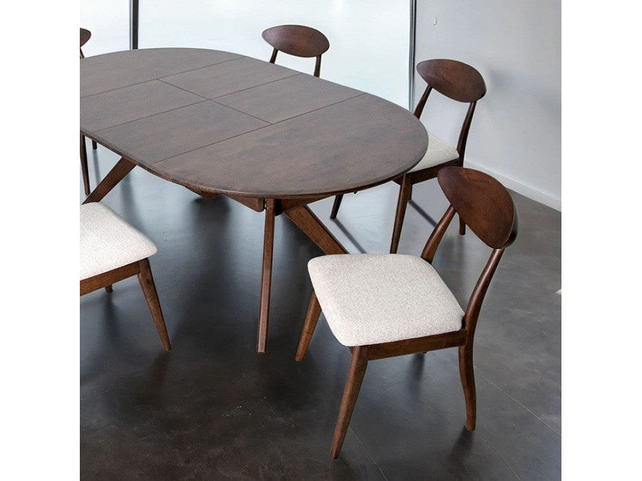 Hammel Walnut 5 Piece Dining Set - Ornate Home