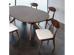 Hammel Walnut 5 Piece Dining Set - Ornate Home