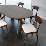 Hammel Walnut 5 Piece Dining Set - Ornate Home