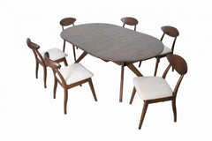 Hammel Walnut Dining Table - Ornate Home