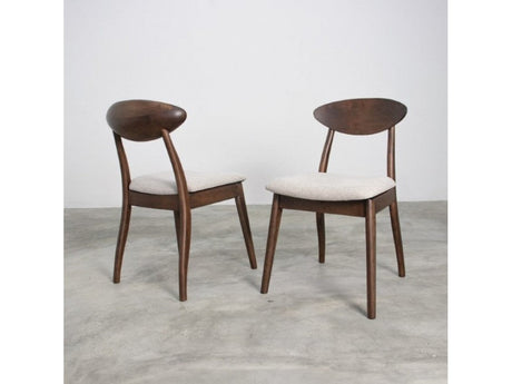 Hammel Walnut Side Chair (Set of 2) - Ornate Home