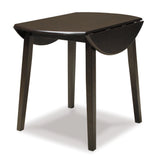 Hammis Dark Brown Dining Table with 2 Chairs - Ornate Home