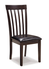 Hammis Dark Brown Dining Table with 2 Chairs - Ornate Home