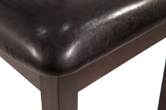Hammis Dark Brown Dining Table with 2 Chairs - Ornate Home